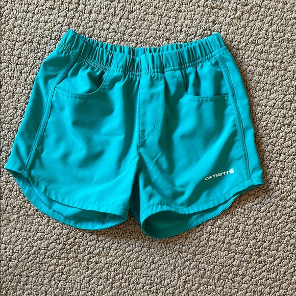 Carhartt Turquoise Athletic Shorts - Picture 1 of 5